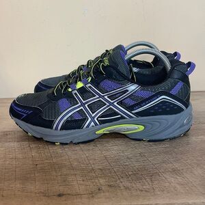 ASICS GEL-Venture 4 Women’s Trail Running Shoe (T383N) Grey Black Iris Size 10